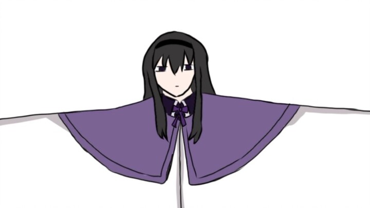 Akemi Homura is a sturdy woman