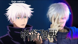 Gojo Satoru [ Jujutsu Kaisen ] Makeup Tutorial by Irene01 (Sub JP)