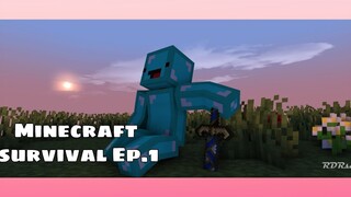 MINECRAFT SURVIVAL LETS PLAY IN 1.17   EP 1