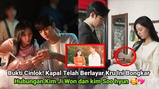 Bukti Cinlok! Kapal Telah Berlayar Kru Ini Bongkar Hubungan Kim Ji Won dan kim Soo hyun❓️❓️🥰💖