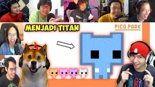 REAKSI GAMER SAAT BERUBAH MENJADI TITAN PICO PARK #2 | Pico Park Indonesia