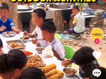 Tiktok，中国幼儿园小朋友做饭震惊老外，自有大儒为我辩经