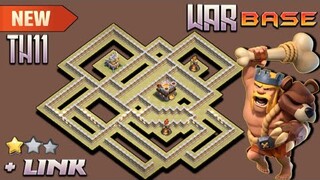 NEW TH11 WAR BASE | ANTI ZAP WITCHES + REPLAY PROOF + LINK  CLASH OF CLANS