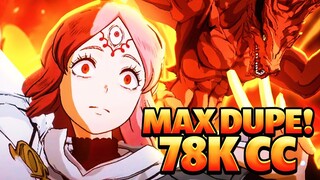 1 MILLION DAMAGE! 78K CC MAX DUPE HATEFUL FANA PVP SHOWCASE & SUMMONS! | Black Clover Mobile