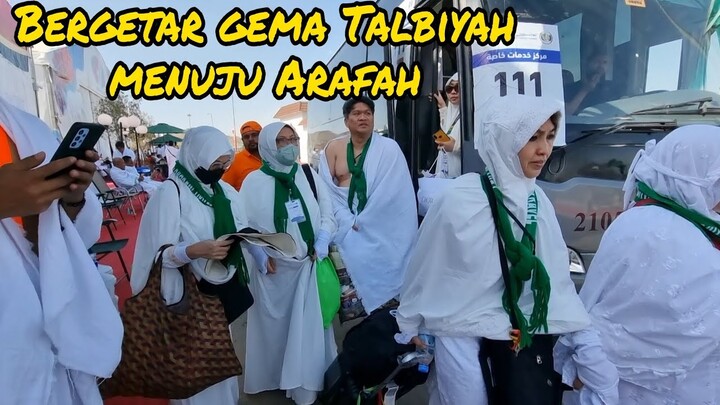 Bergetar Hati Talbiyah Bersama Jamaah Haji Menuju Padang Arafah