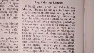 Pang Araw Araw na Talata.               Exodus 8:20-23