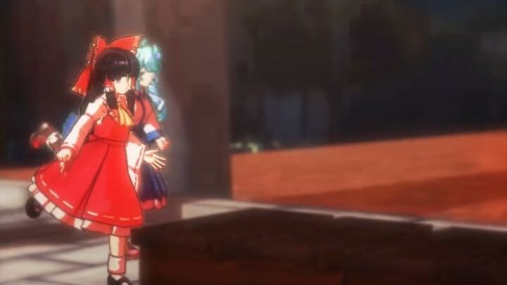 [Touhou MMD] การแสดงกังฟูอันเหลือเชื่อของหญิงสาวในศาลเจ้าที่บินอยู่บนท้องฟ้า