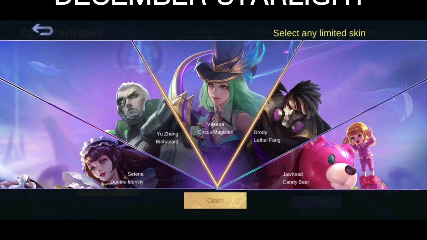 December MLBB Starlight - Vexana Circus Magician - Bilibili