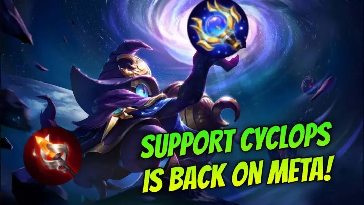 DOMINATING WITH SUPPORT CYCLOPS - CYCLOPS GAMEPLAY - MOBILE LEGENDS