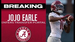 Jojo Earle Alabama football sophomore WR has entered the NCAA Transfer Portal | Alabama Crimson Tide