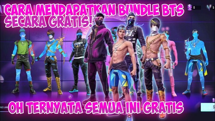 FREE FIRE! CARA MENDAPATKAN BUNDLE BTS SECARA GRATIS - EVENT FF TERBARU