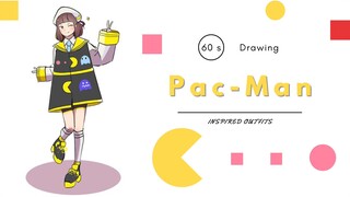 60 Detik Nggambar Outfit Pac-Man