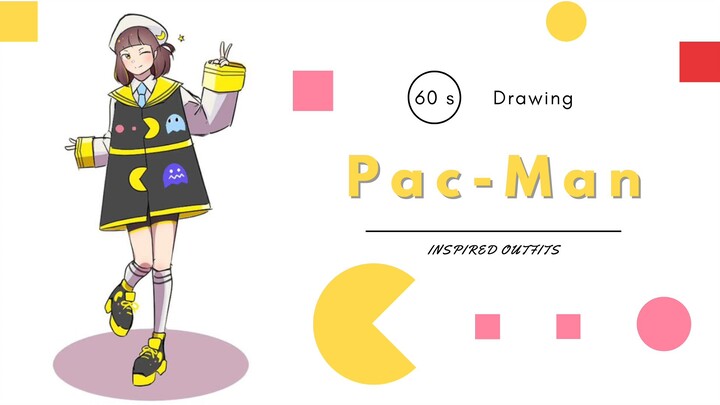 60 Detik Nggambar Outfit Pac-Man