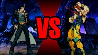 [MUGEN Character Update] Full Fury Peak Jotaro VS Poison Blood High DIO (4K60)