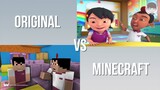 Upin & Ipin - Usahawan Muda 2 (Original VS Minecraft Animation)
