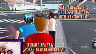 SATU WARGA IKUT BUAT GREBEG RUMAH ARTIS KONTROVERSI INI!!!