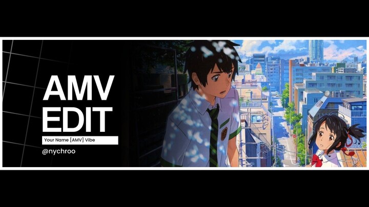 Ketika ngedit anime kimi no nawa 😅☝🏻 [AMV] Vibe edits