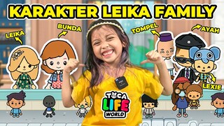 ADA KELUARGA LEIKA DI TOCA BOCA ?!  😍🥰 DRAMA PARODI LEIKA BUAT KARAKTER KELUARGA [TOCA BOCA INDO]