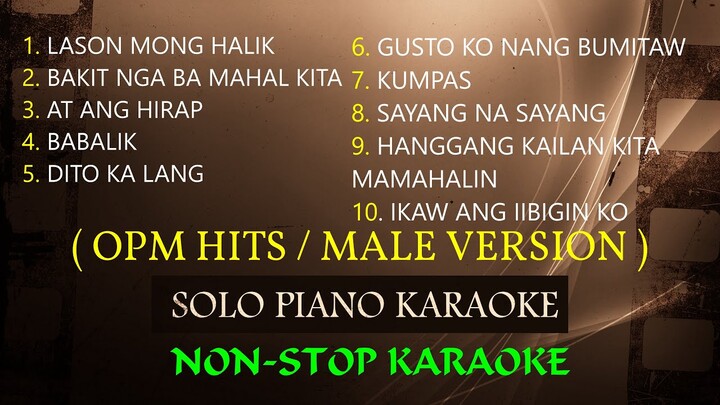 OPM HITS NON-STOP KARAOKE ( MALE VERSION ) (COVER_CY)