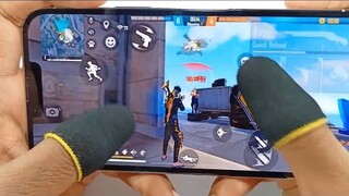 Realme narzo 20pro free fire gameplay test 4 finger handcam m1887 onetap headshot SD860 CPU smoothaf