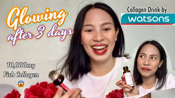 PAANO MAGING GLOWING IN 3 DAYS? Collagen Drink by Watsons