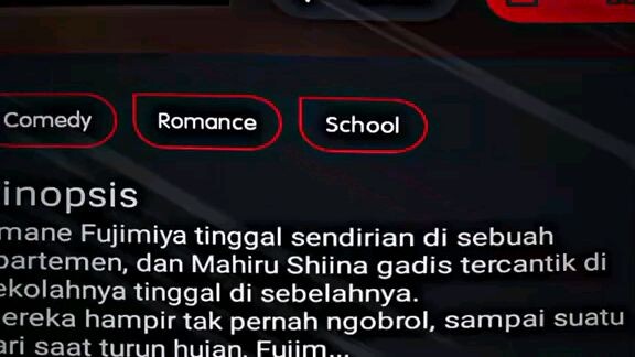 saya cuman pecinta anime romance