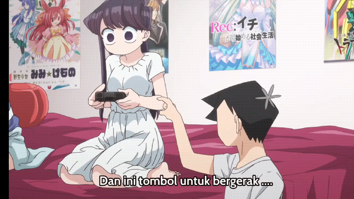 Komi-san baru pertama kali main game, kawaii banget