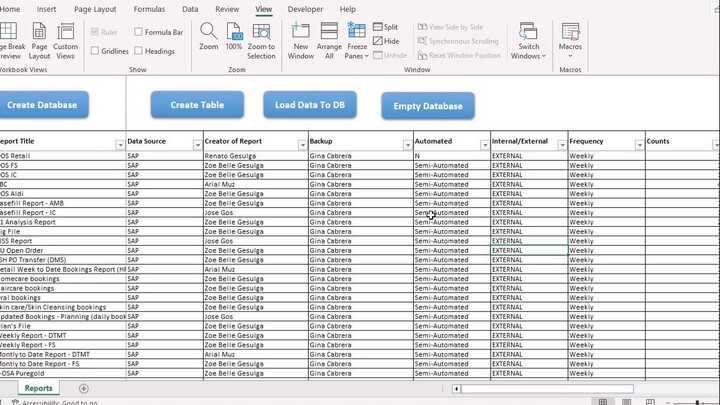 Excel VBA to Create MS Access Database, Table & Export Excel Data