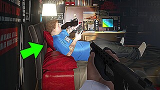 GTA 5 - What Happens IF Franklin Shoots Jimmy's TV when He playing Video Games?