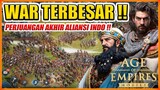 WAR TERBESAR ALIANSI INDONESIA AGE OF EMPIRES MOBILE !!