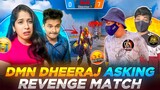 REVENGE MATCH DMN DHEERAJ & KKR GAMING - Free Fire Telugu Couples - Hello Telugu Gamers