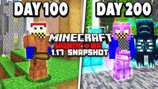 I survived 200 Days in 1.17 Minecraft Hardcore...