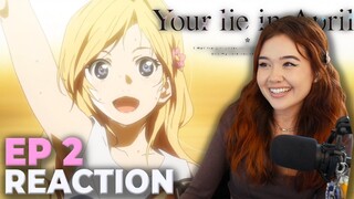 KAORI'S PERFORMANCE | Your Lie in April Episode 2 Reaction - first time watching!