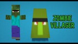 Banner design ideas: how to make a ZOMBIE VILLAGER banner in Minecraft!