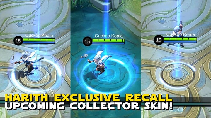 HARITH EXCLUSIVE RECALL ANIMATION HE PLAYS WITH HIS KEY?  RECALL FOR COLLECTOR SKIN | MOBILE LEGENDS