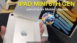 Ipad Mini 6th gen Unboxing for Mobile Legends Purposes ASMR