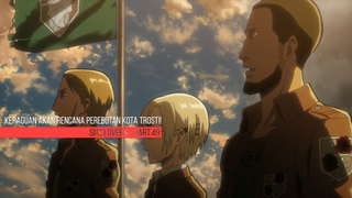 Keraguan Akan Rencana Perebutan Kota Trost (Shingeki no Kyojin Eps.11 Part.49 Sub Indo)