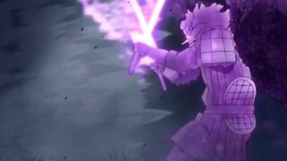 Thật quá đáng! Toàn bộ cơ thể của Sasuke và Susano bị gió và cát thổi bay