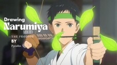 Drawing Narumiya Minato - Tsurune