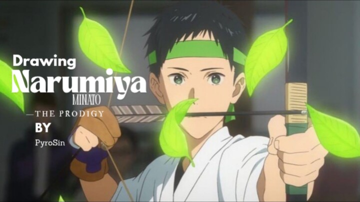 Drawing Narumiya Minato - Tsurune