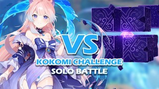 KOKOMI CHALLENGE SOLO BATTLE ELECTRO HYPOSTASIS [ GENSHIN IMPACT ]