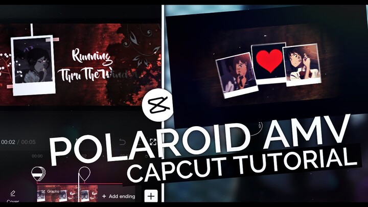 Tutorial Polaroid Transition AMV Raw fx || CapCut AMV #2