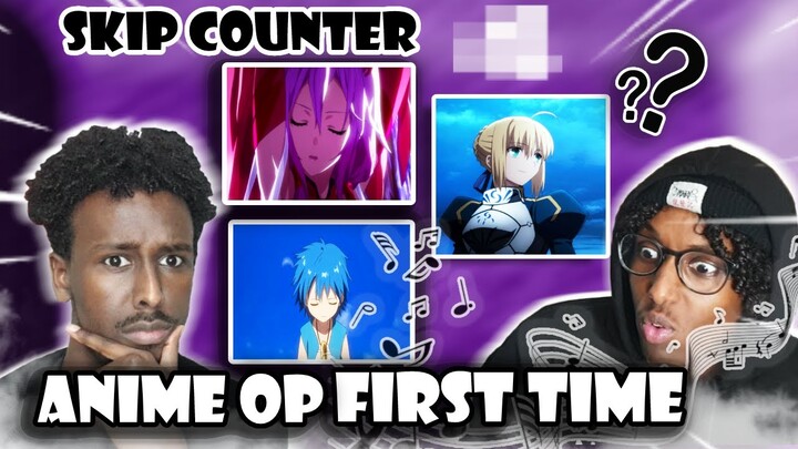 DUB WATCHER Reacts to ANIME Openings For The FIRST TIME (Guilty Crown, Fate Series & more)