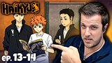 HAIKYUU Episode 13 & 14 REACTION