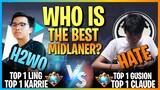 H2wo vs Hate (Who’s the BEST MIDLANER?) | Mobile Legends: Bang Bang