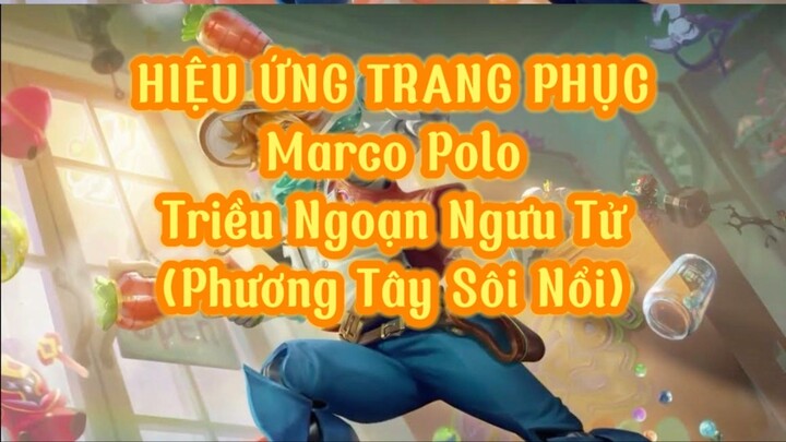 Hiệu Ứng Trang Phục Marco Polo - Phương Tây Sôi Nổi | Honor Of Kings Global