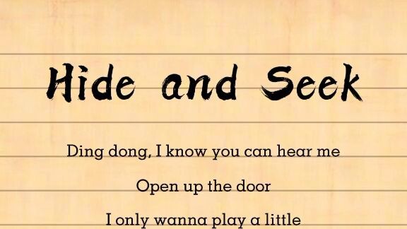 Ding Dong Hide and Seek, Song Lyrics