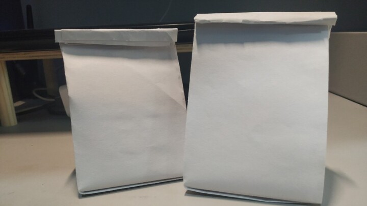 Simple paper bag teaching