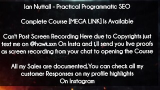 Ian Nuttall  course - Practical Programmatic SEO download