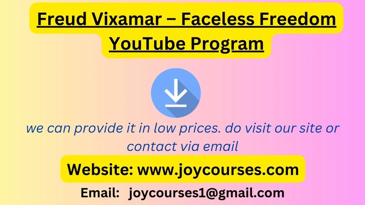 Freud Vixamar – Faceless Freedom YouTube Program